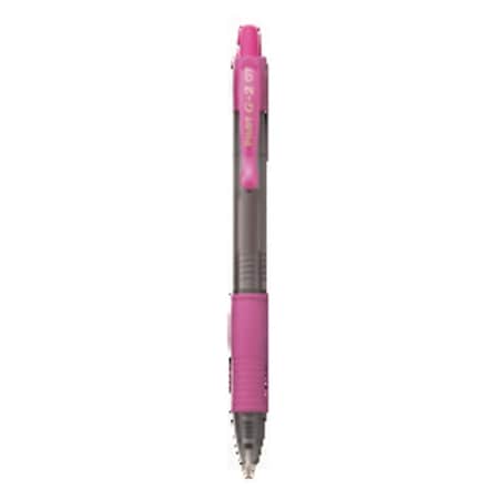 Vertex UPC G2 Retractable Gel Ink Rolling Ball Pen .5mm Pink VE263736